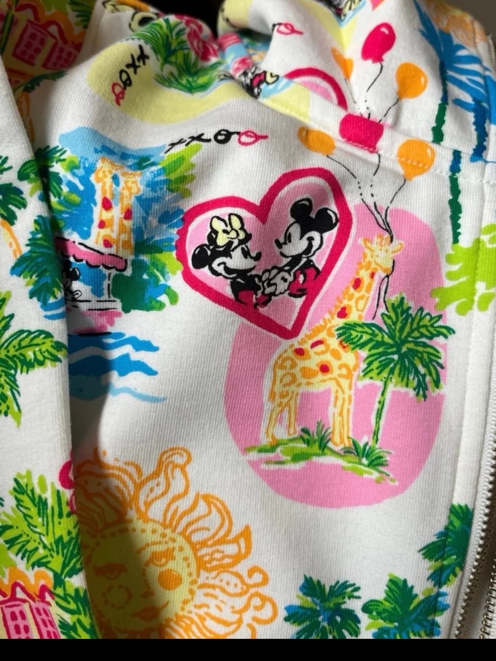 Mickey and Minnie Mouse Eleni Half-Zip Pullover by Lilly Pulitzer –Disney Parks - Picture 3 of 4